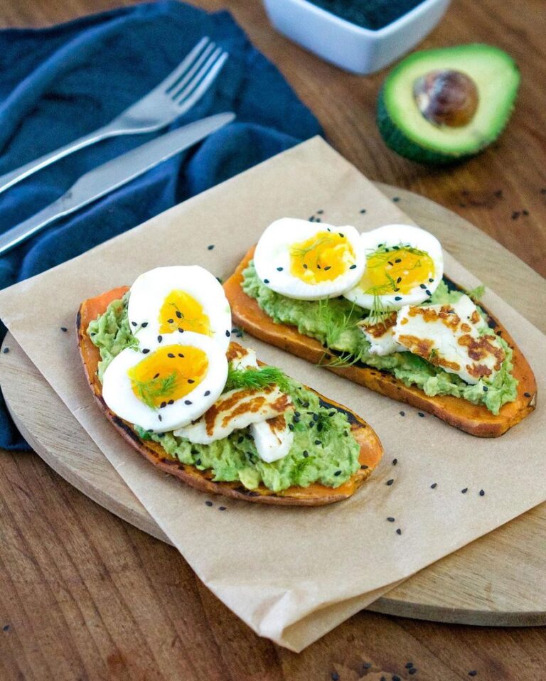 Tartines patate douce