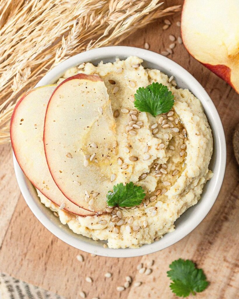 Houmous à la pomme