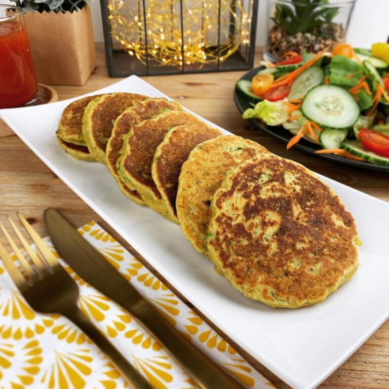 Galettes végétariennes de pois chiches