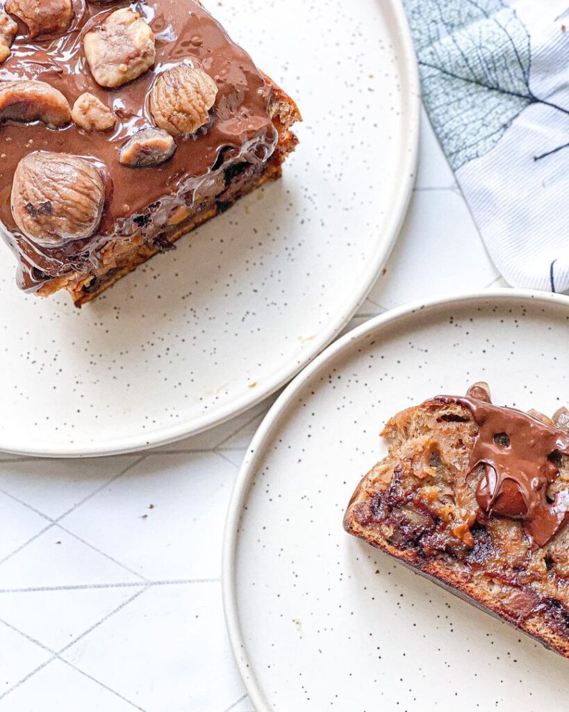 Gâteau au chocolat et aux marrons