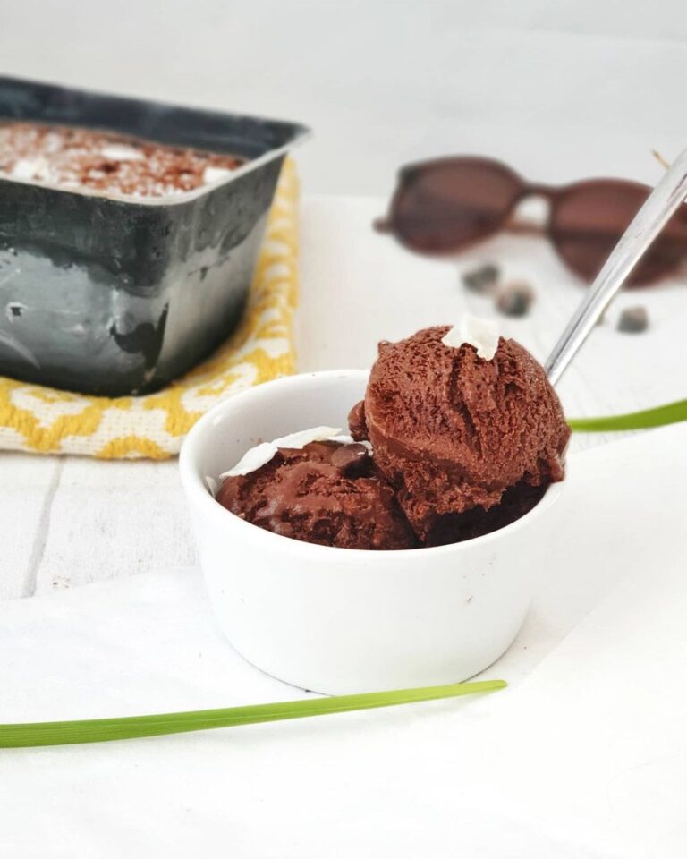 Glace au chocolat vegan