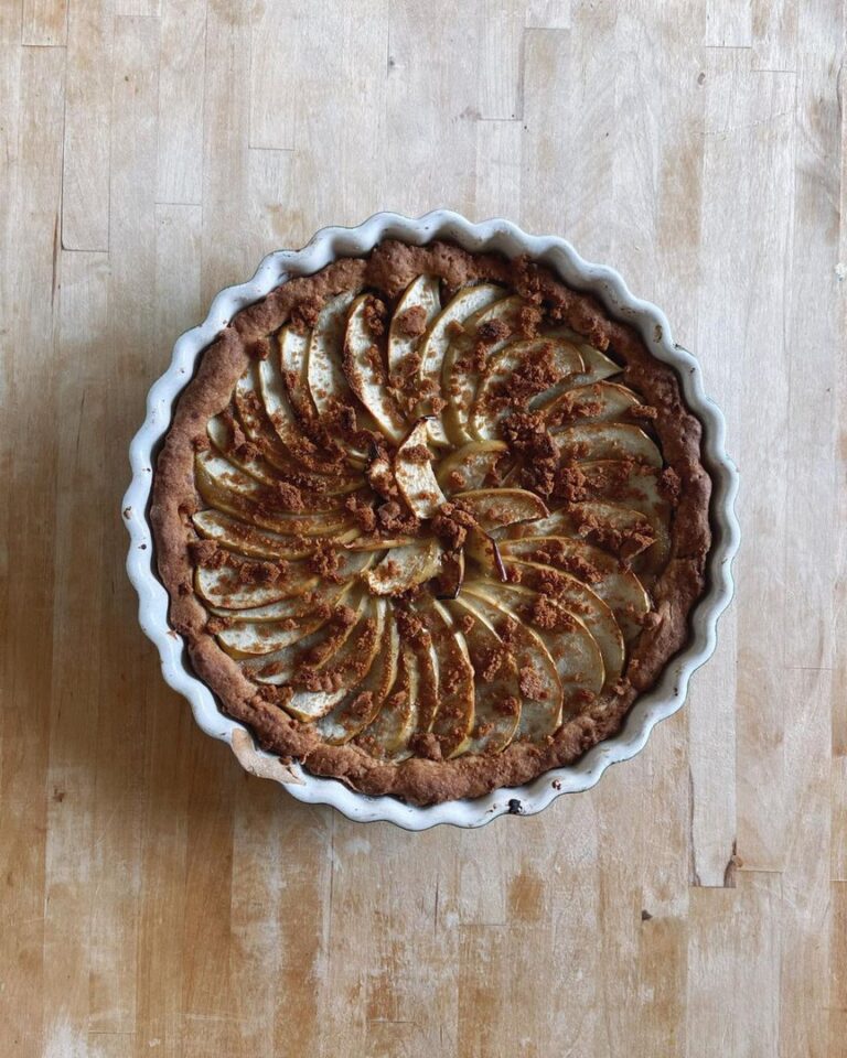 Tarte aux pommes et spéculoos