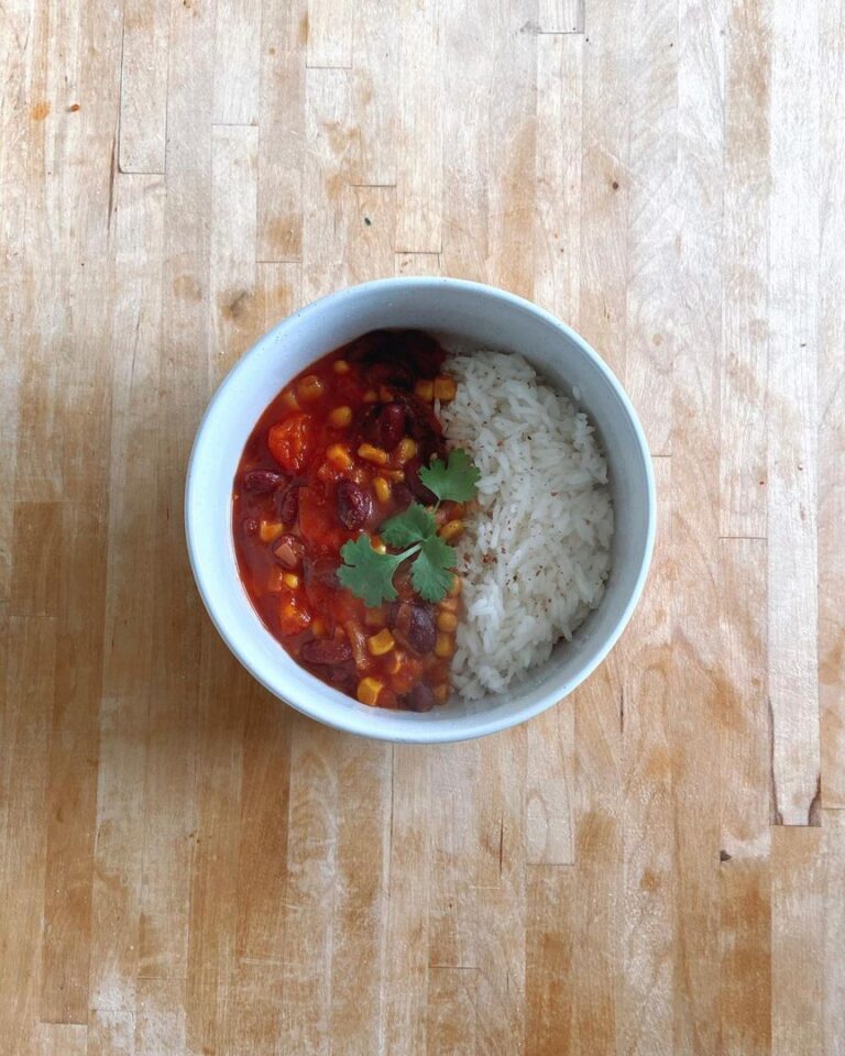 Chili sin carne express