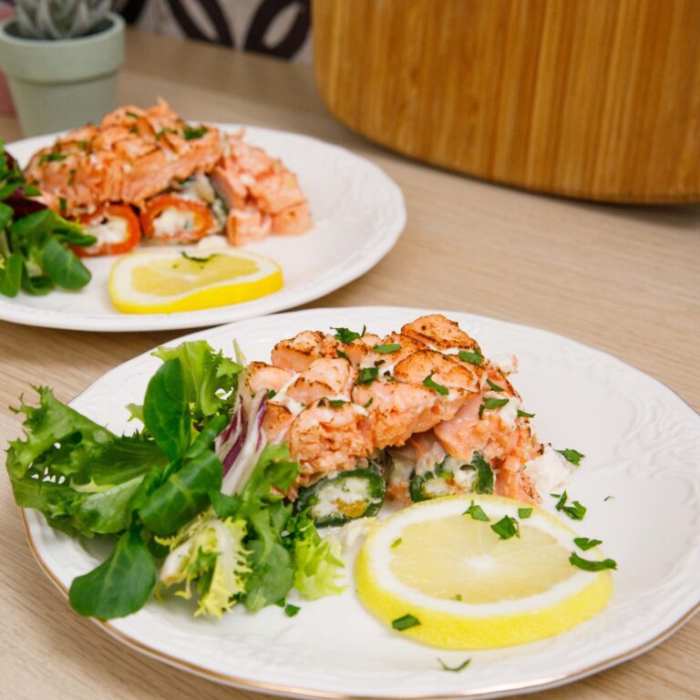 Lachs der Fischliebhaber