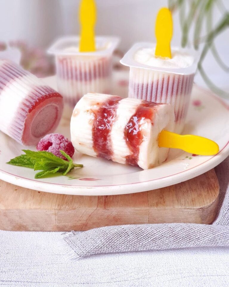 Glaces aux petits-suisses – confiture