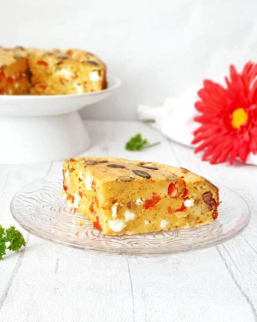 Clafoutis salé à la grecque