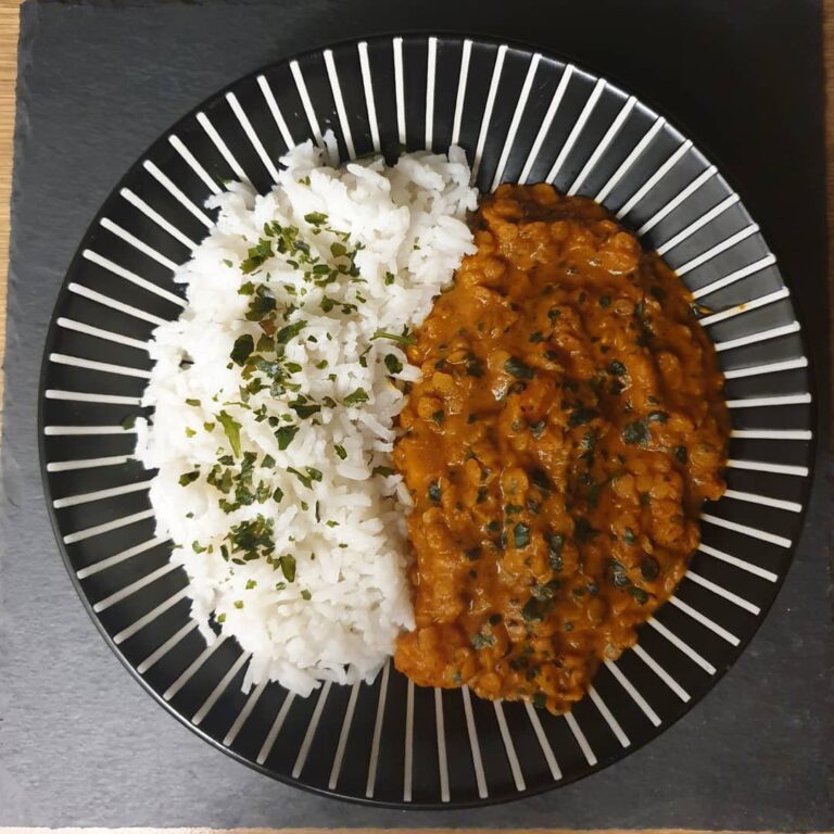 Dhal de lentilles corail-coco