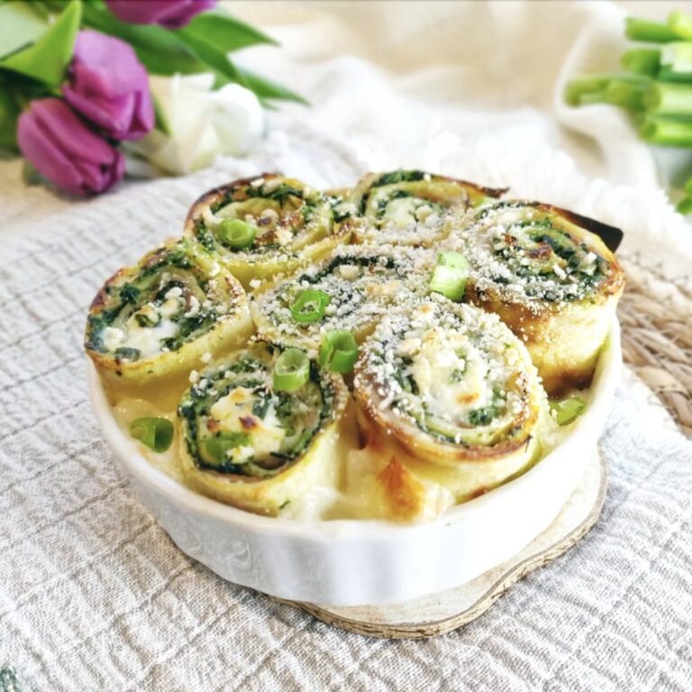 Rolls de crêpes jambon-épinards