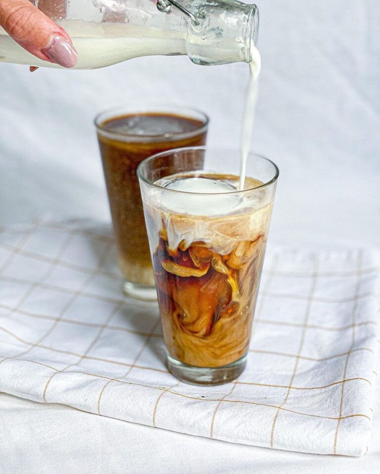 Latte glacé amande vanille