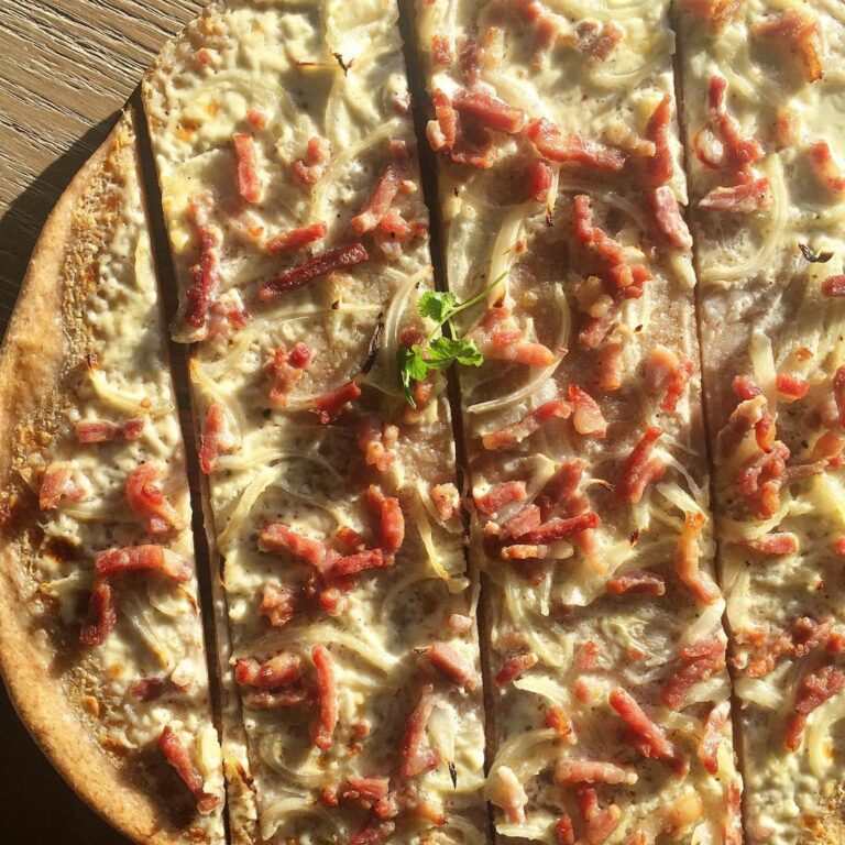 Flammekueche lardon et crème