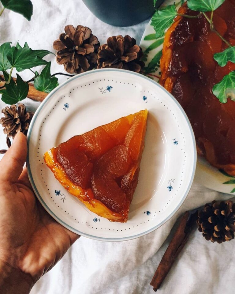 Tarte aux pommes caramélisées maison