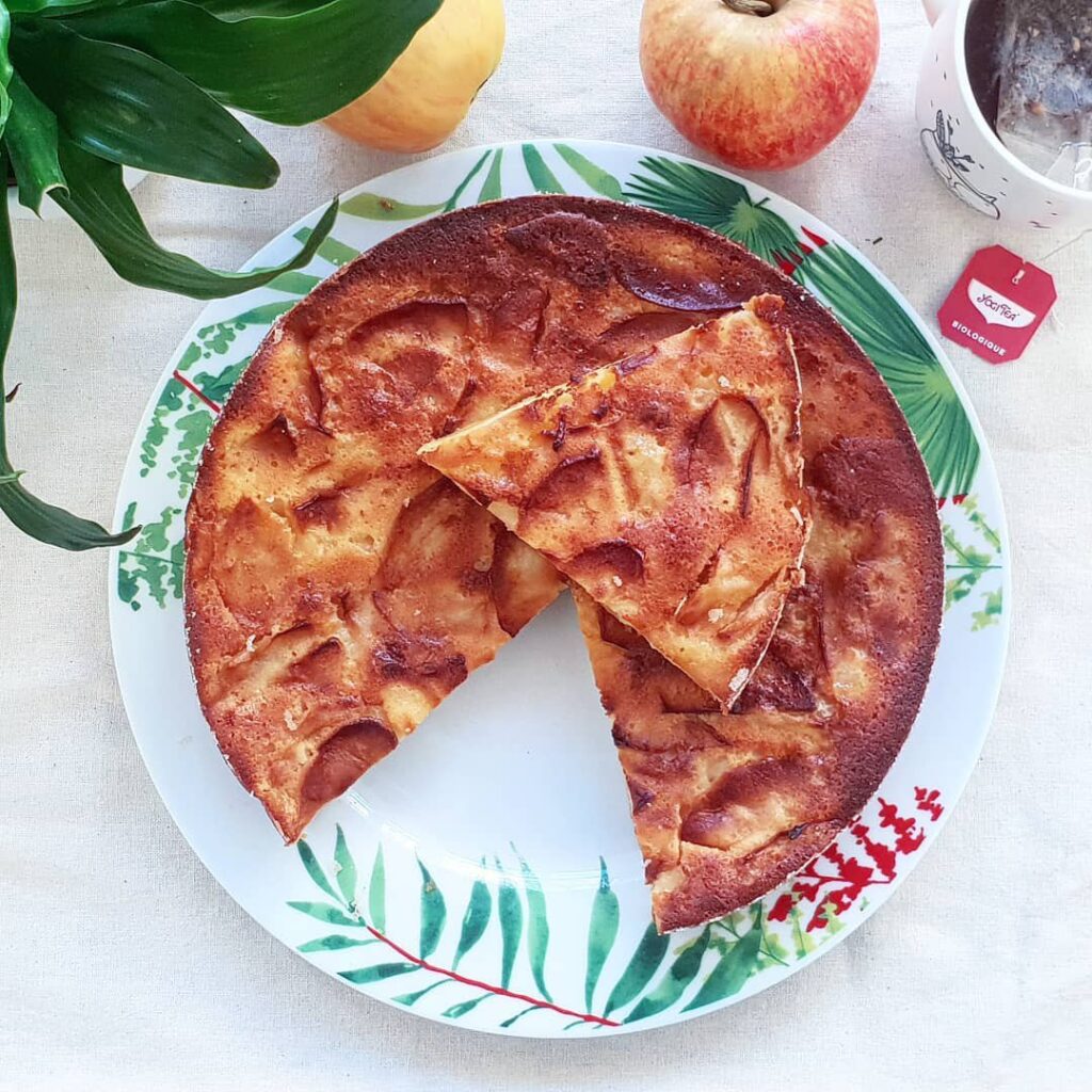 Gâteau pommes et au citron
