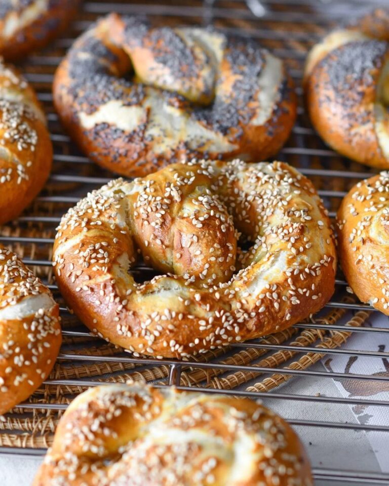 Bretzels maison aux graines