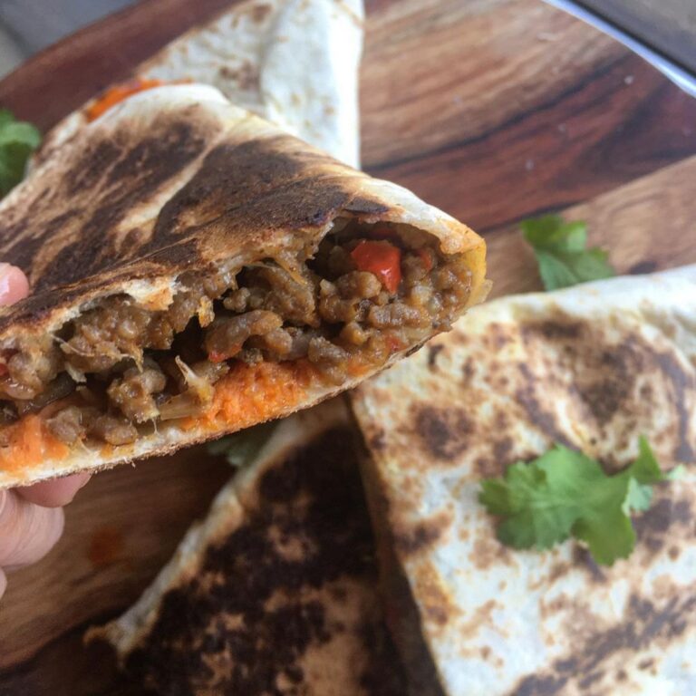 Quesadillas à la viande hachée