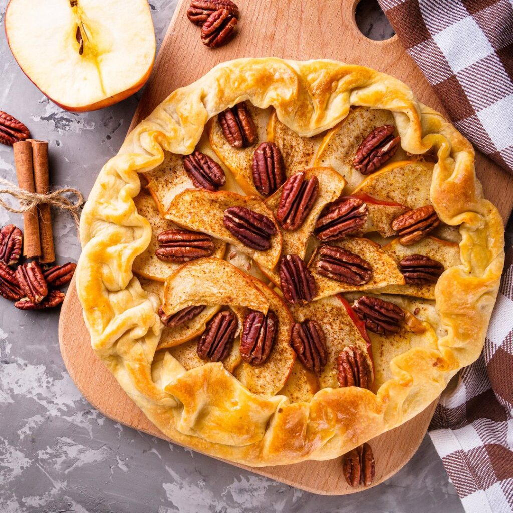 Pekannuss Apfelkuchen