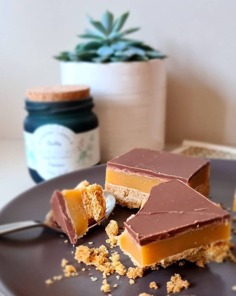 Sablés au caramel et au chocolat
