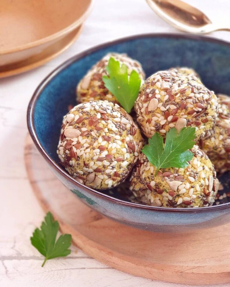 Falafels au four coeur mozzarella