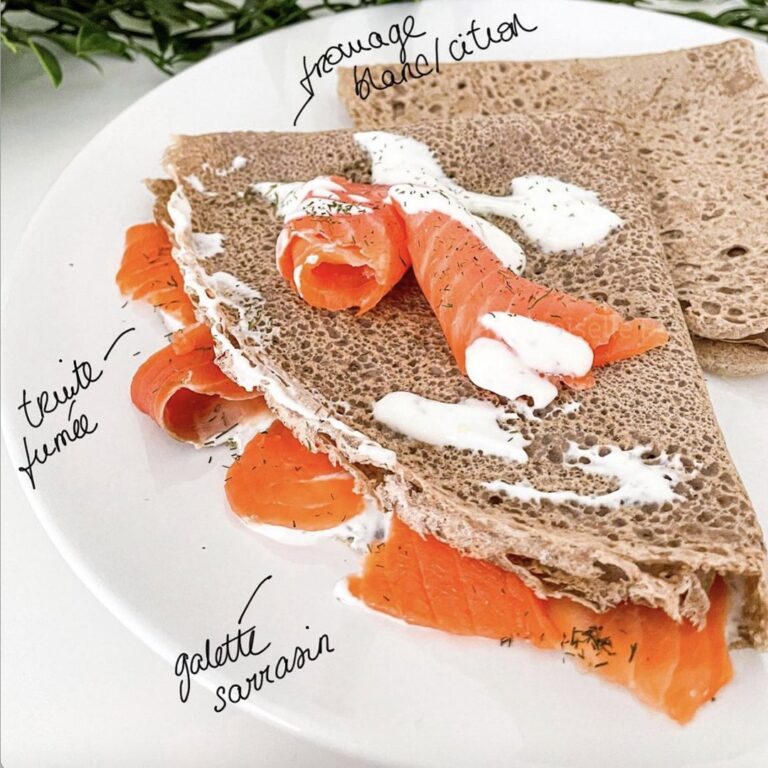Galettes sarrasin à la truite