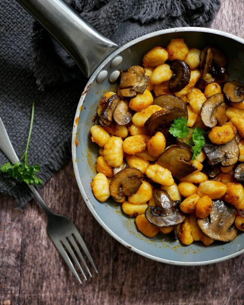 Gnocchis aux champignons