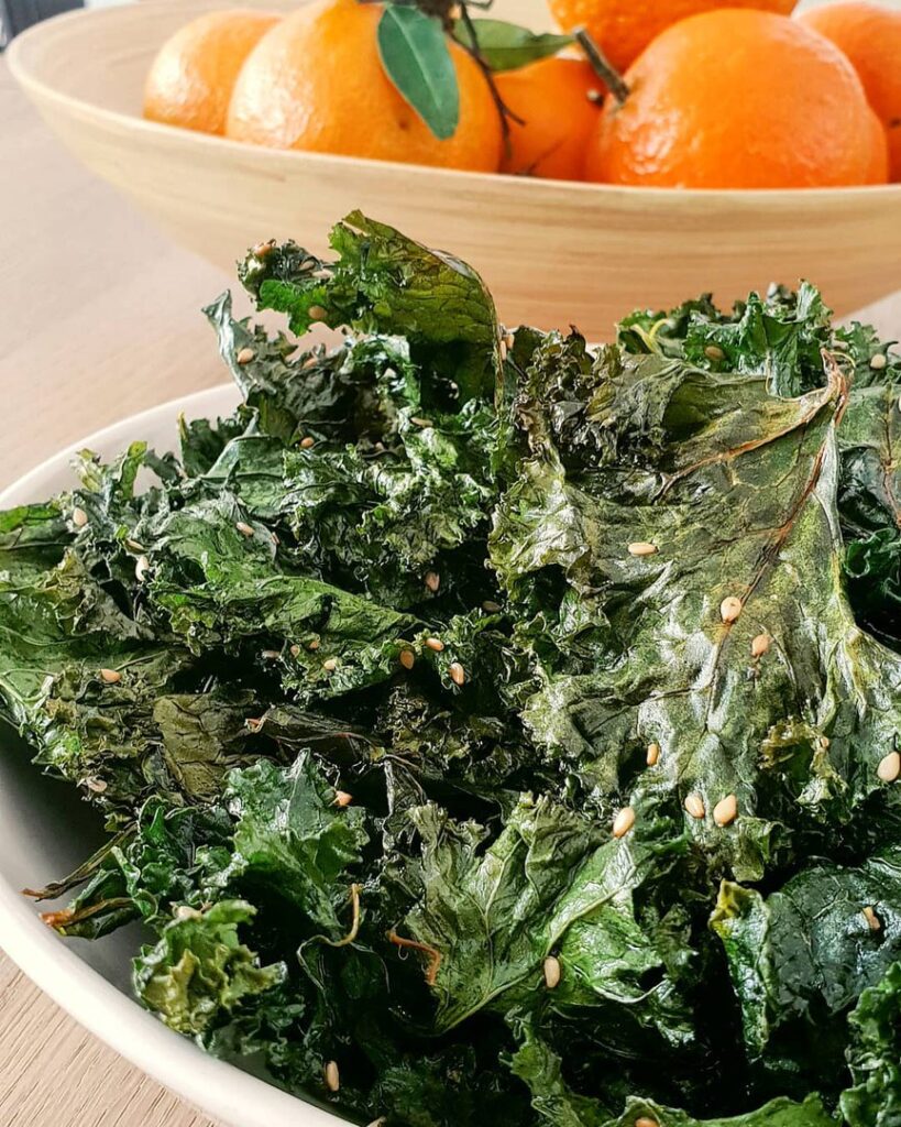 Chips de chou kale