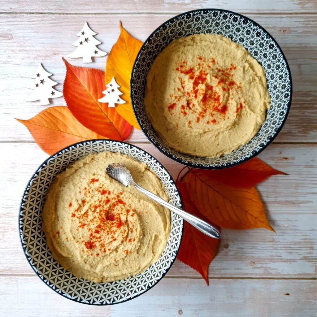 Houmous au jus de citron et piment doux