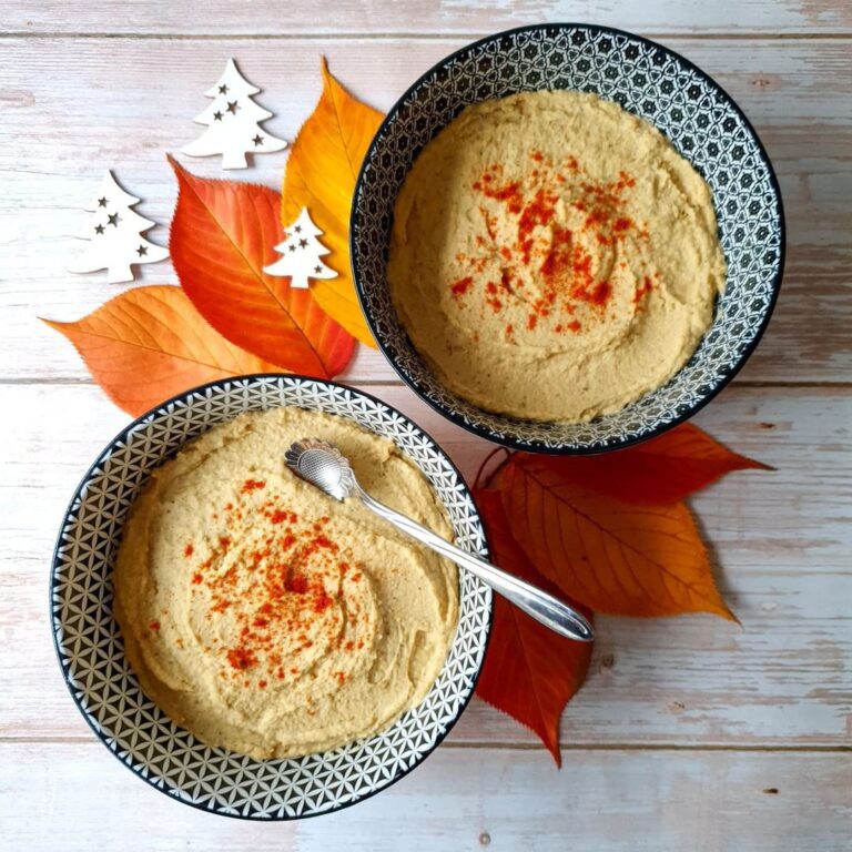 Houmous au jus de citron et piment doux