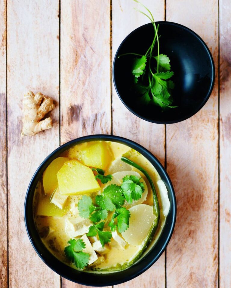Curry printanier crémeux