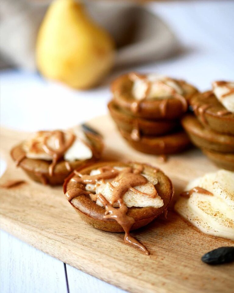 Bouchées aux poires sans gluten