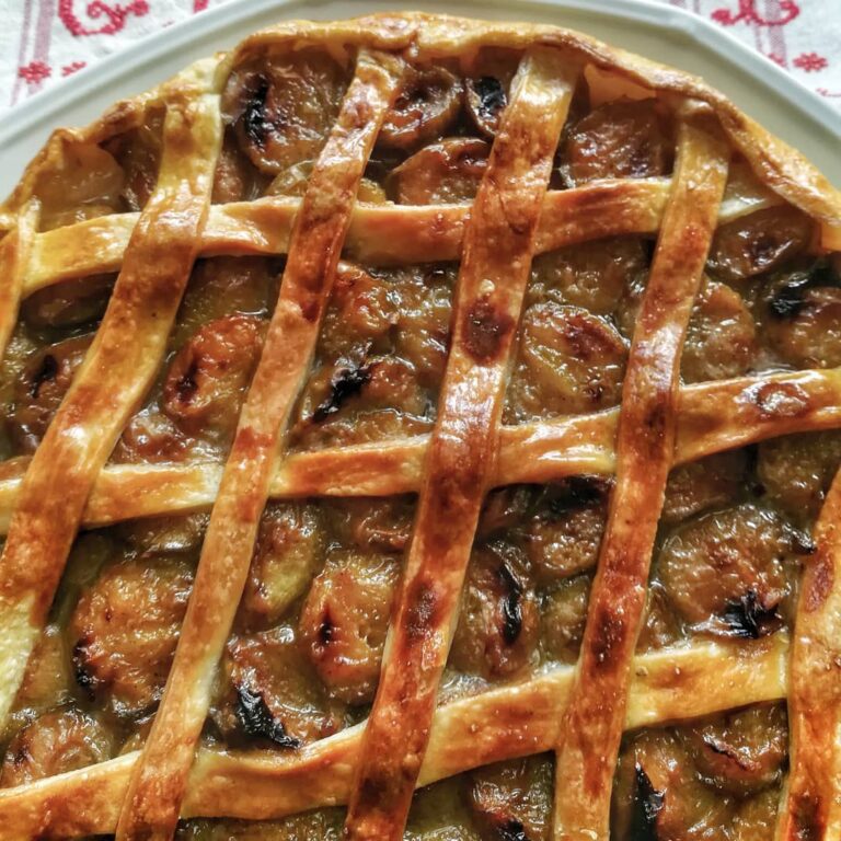 Tarte aux prunes de Reine