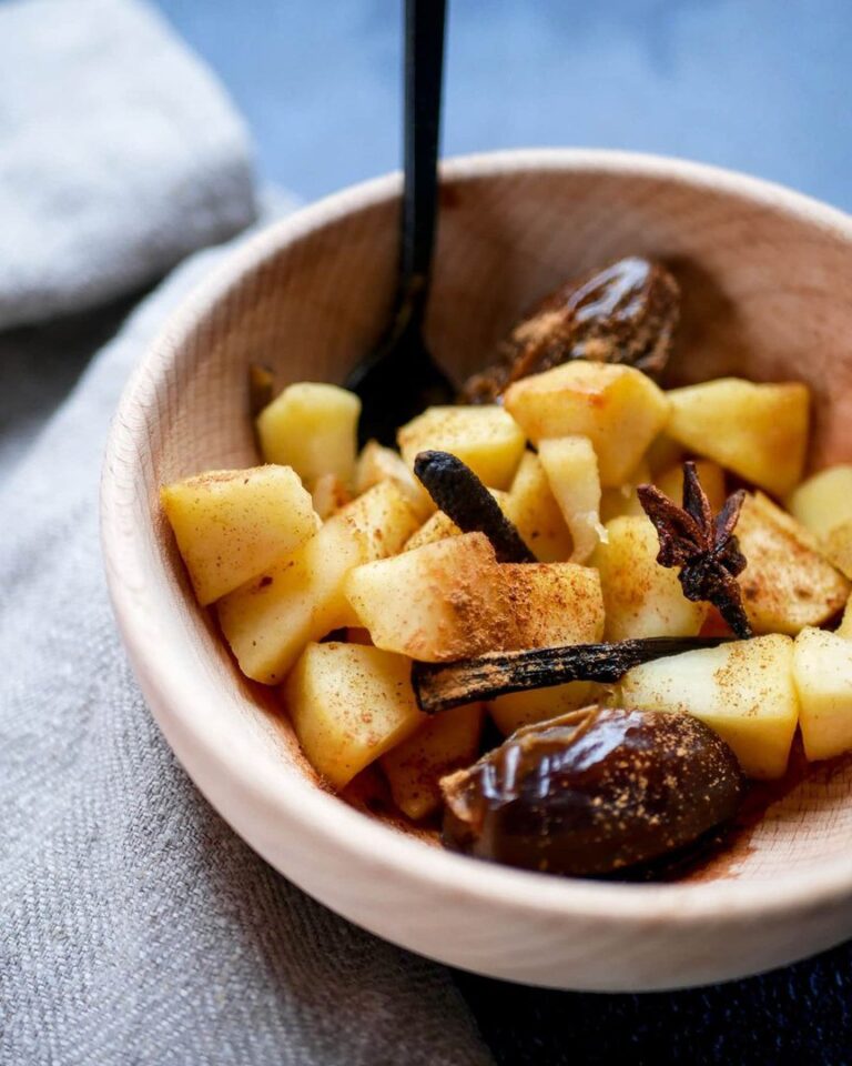 Pommes -dattes aux épices douces
