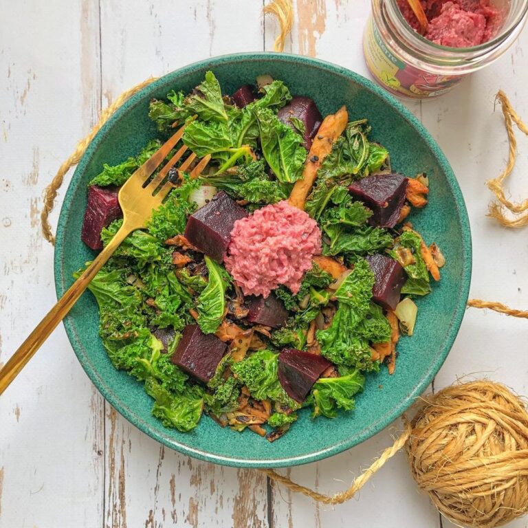 Salade de chou kale et de betterave