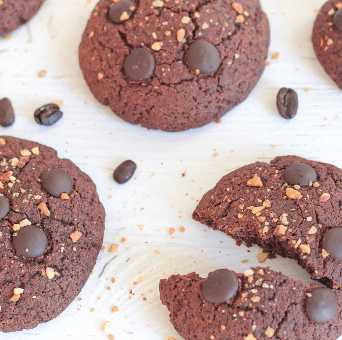 Cookies-brownie à la noisette allégés