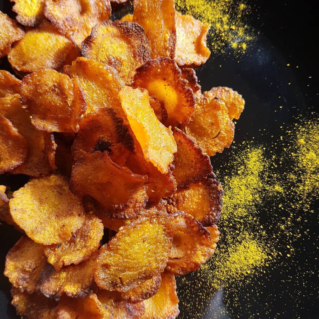 Chips de carottes