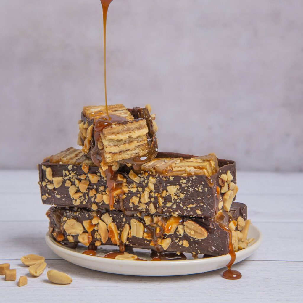 Barres chocolatées maison