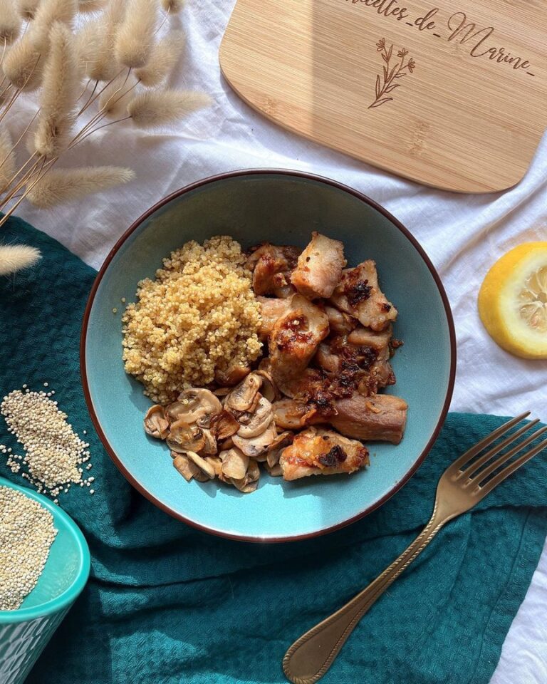 Quinoa et porc au citron-gingembre