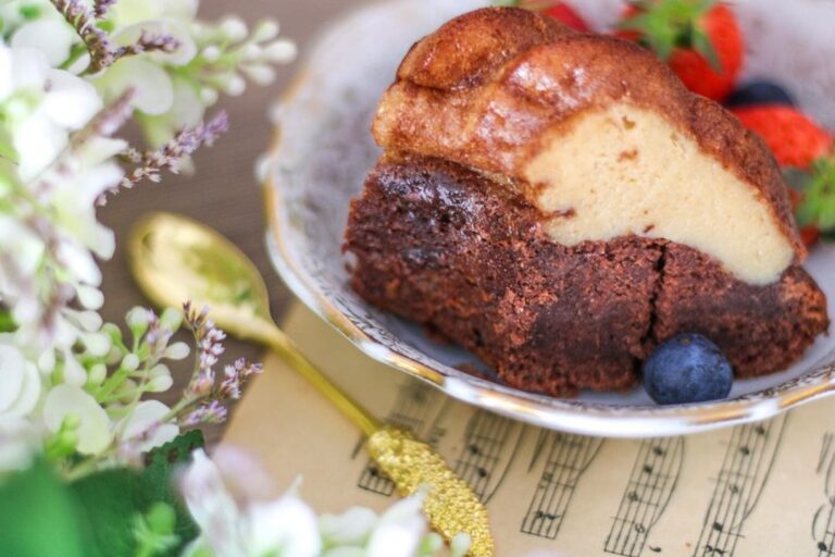 Brownie flan