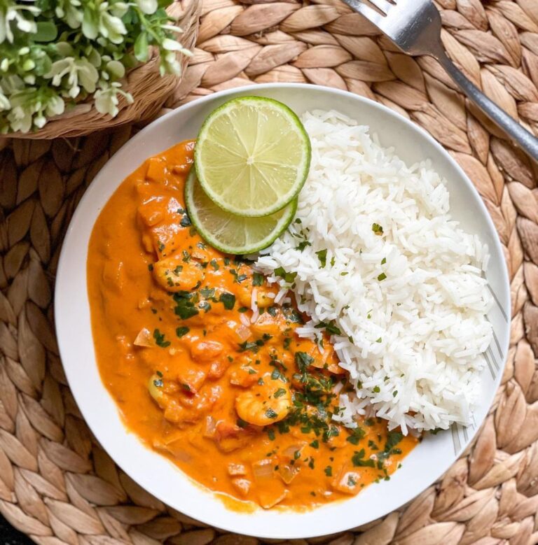 Curry de crevettes