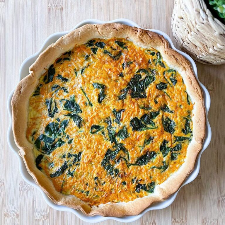 Tarte carottes épinards