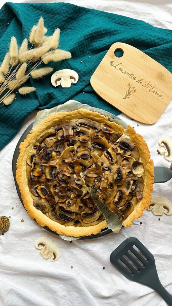 Tarte aux champignons