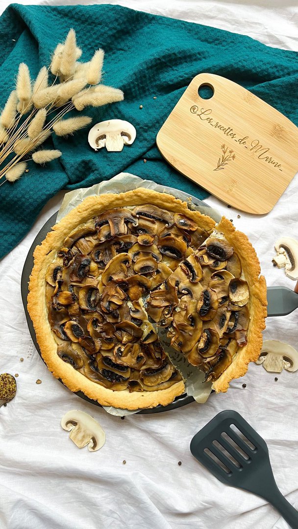 Tarte aux champignons