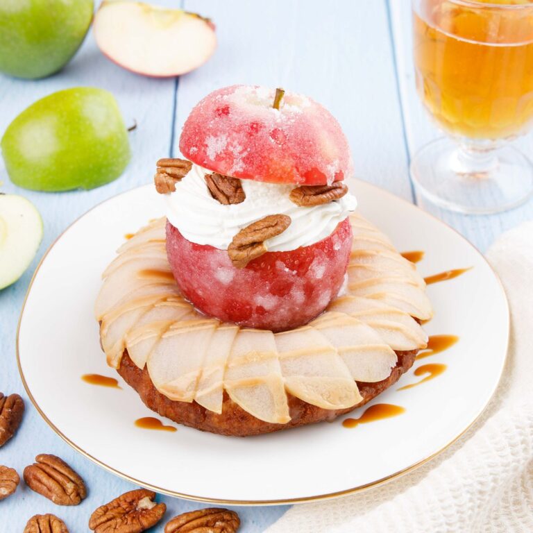 Beignet pomme givrée