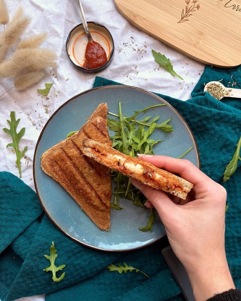Croque monsieur tomate mozzarella