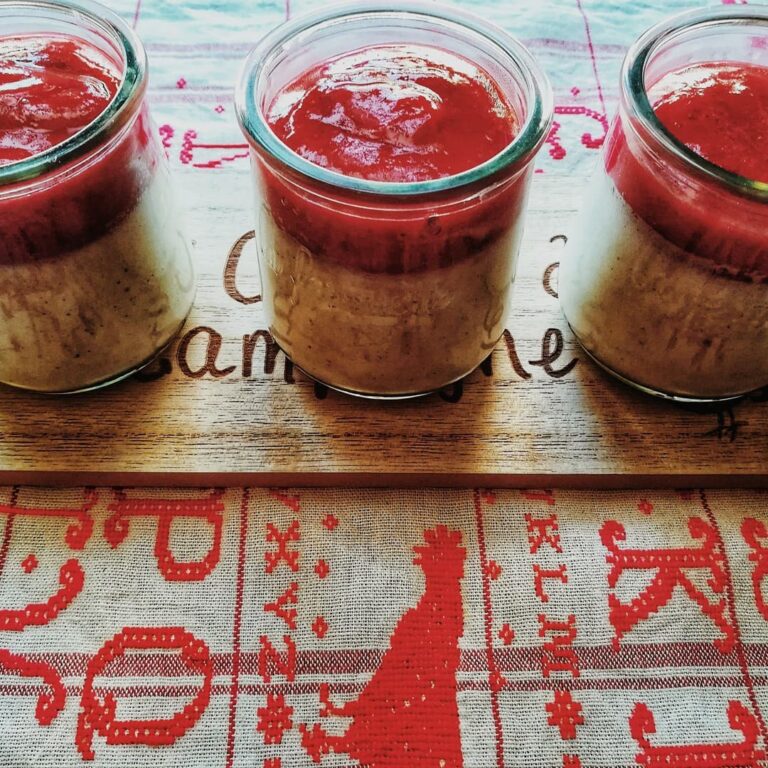 Panna cotta au lait de coco