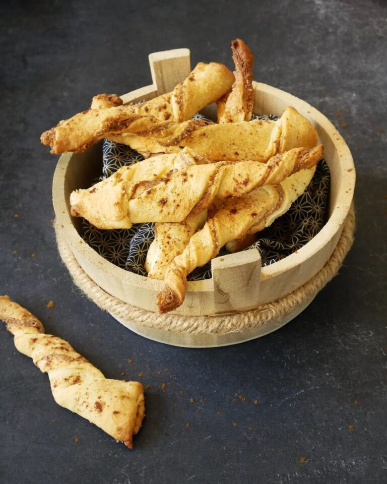 Sablés twistés à la purée d&rsquo;amande et à la cannelle
