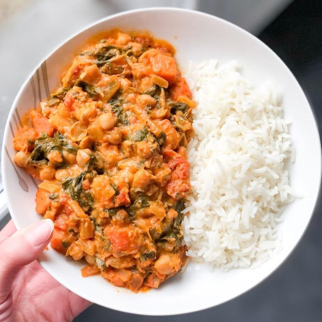 Curry de patate douce