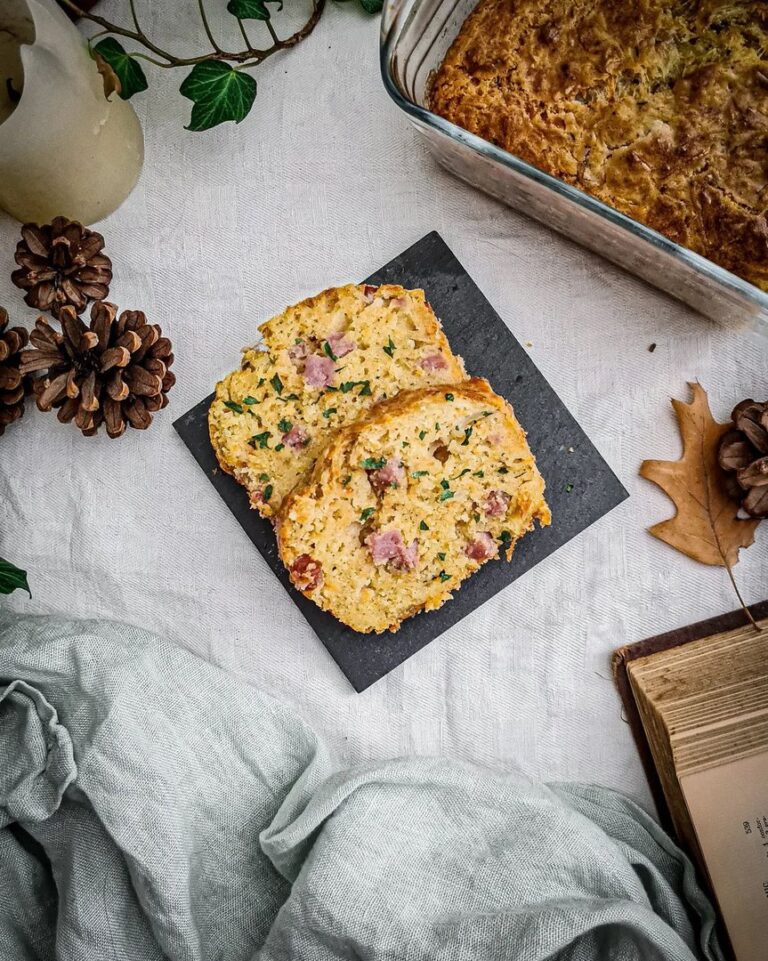 Cake salé carottes, jambon emmental