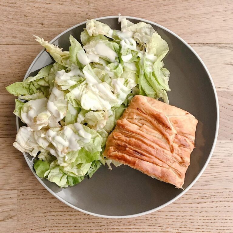 Tresse feuilletée au poulet