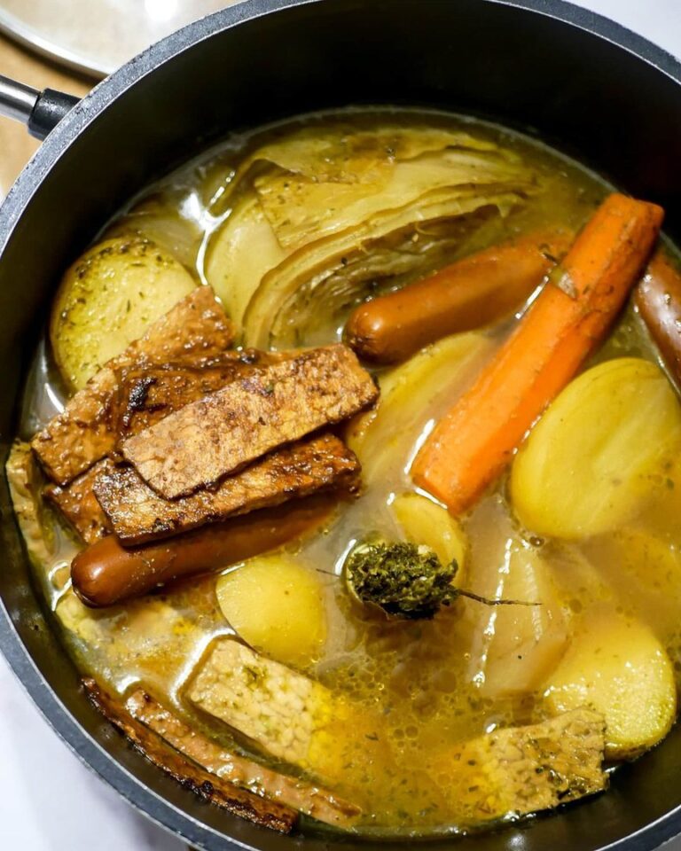 Pot au feu au tempeh fumé