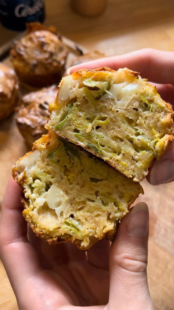 Muffins poireaux – chèvre