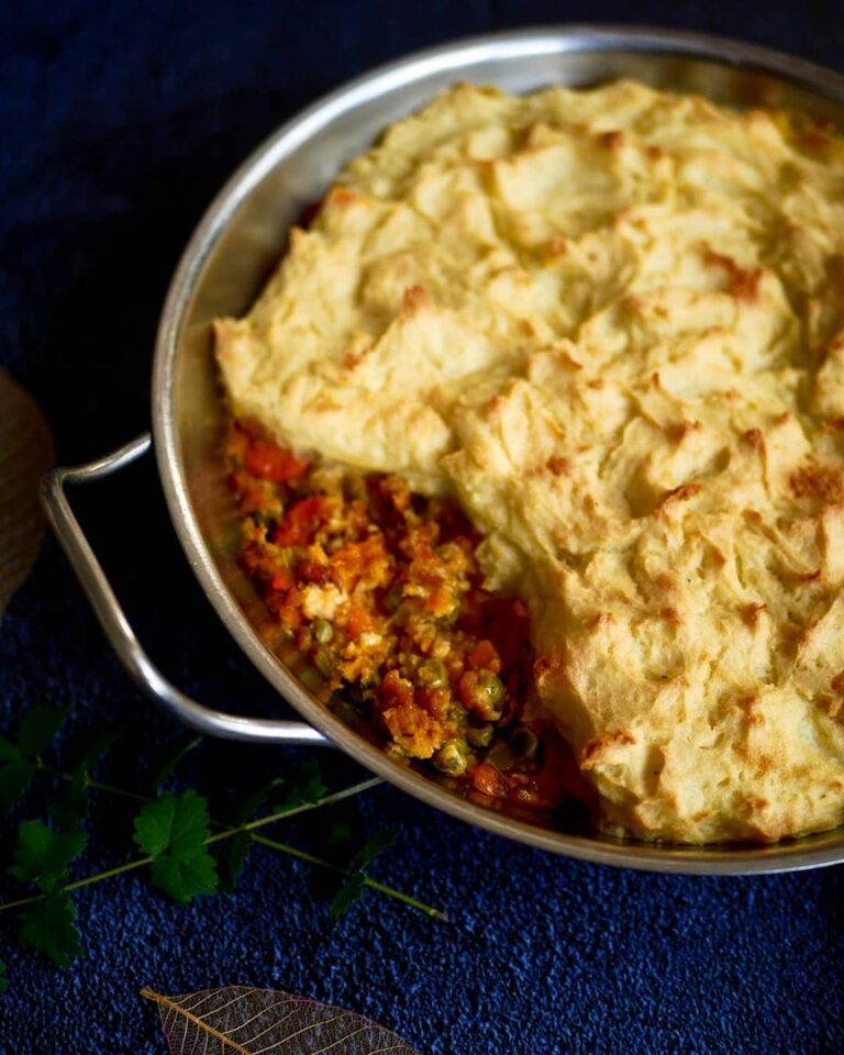 Hachis parmentier vegan aux protéines de soja